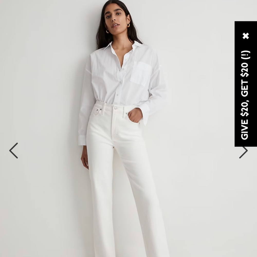 White Madwell jeans